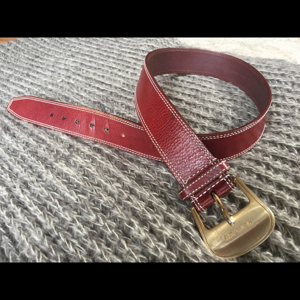 Michael Kors Medium genuine leather belt
